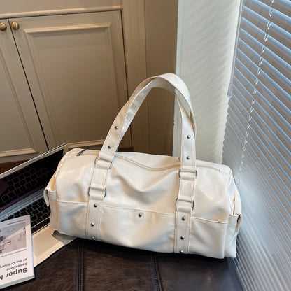 Elegante Leder Reise Duffel