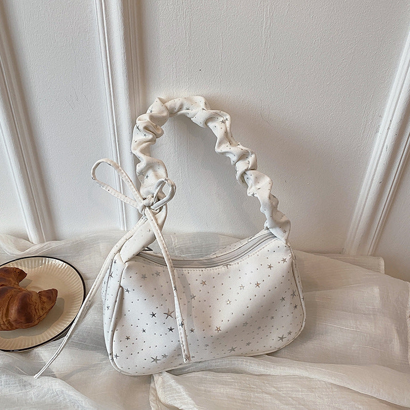 WoChic Schlaff Star-Muster Handtasche Brehn