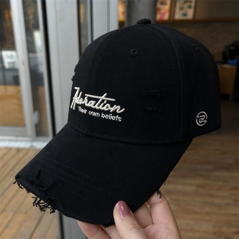 Verwaschene bestickte Baseballmütze