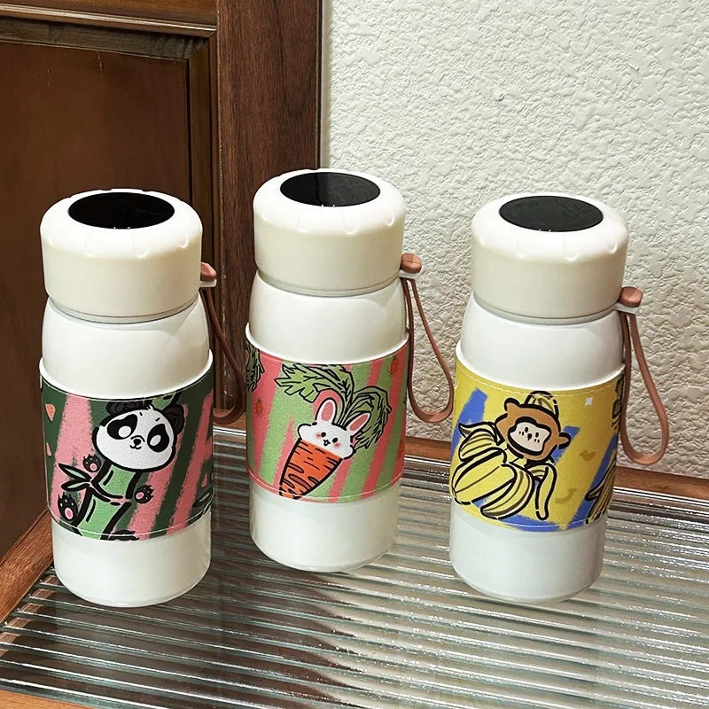 Damen Isolierflasche mit verspieltem Panda-Design Brehn
