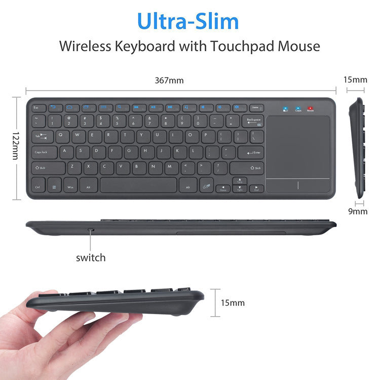 Kabelloses Touchpad-Tastatur Brehn
