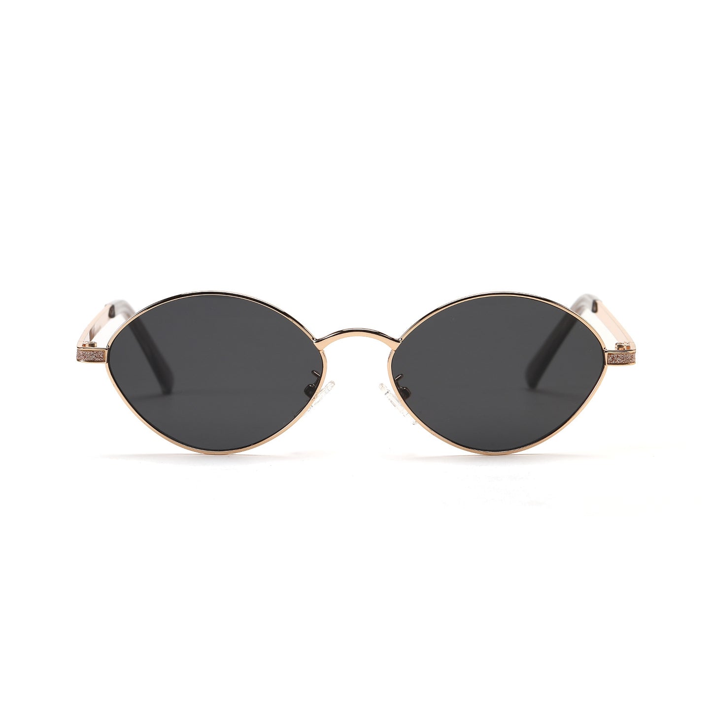 Damen modische runde Sonnenbrille mit luxuriösen Akzenten Brehn