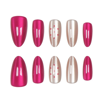 Stilvolles Stiletto Press-On Nail Set Brehn