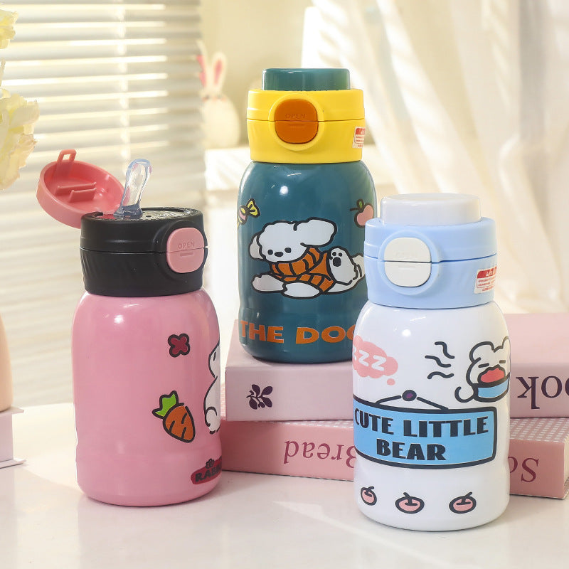 Unisex Wasserdichte Trinkflasche mit süßem Bärendesign Brehn