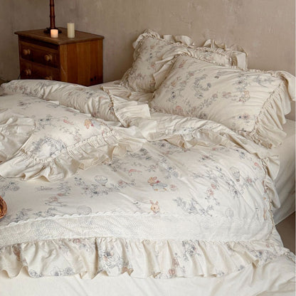 Rüsch Vintage Floral Baumwolle Bettbezug Set