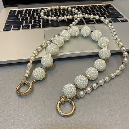 Eleganter Perlenbrillenhalter Brehn