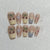 Charmantes dekoratives Press-On-Nagelset mit Kirsch- und Blumendesigns Brehn