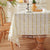 Dekorativer floraler Quasten-Tab tablecloth
