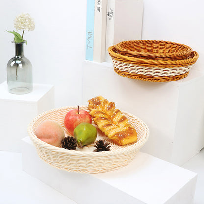 Dekorativer Obstkorb aus handgefertigtem Material Brehn