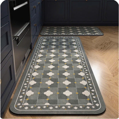Modern geometrischer Küchenläufer Teppich