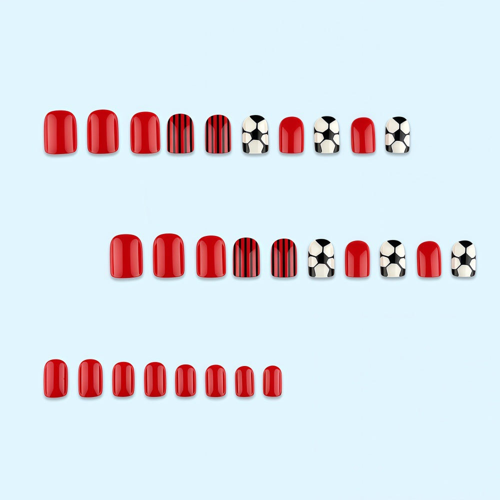 Kreative Fußball-Nageldesigns Brehn