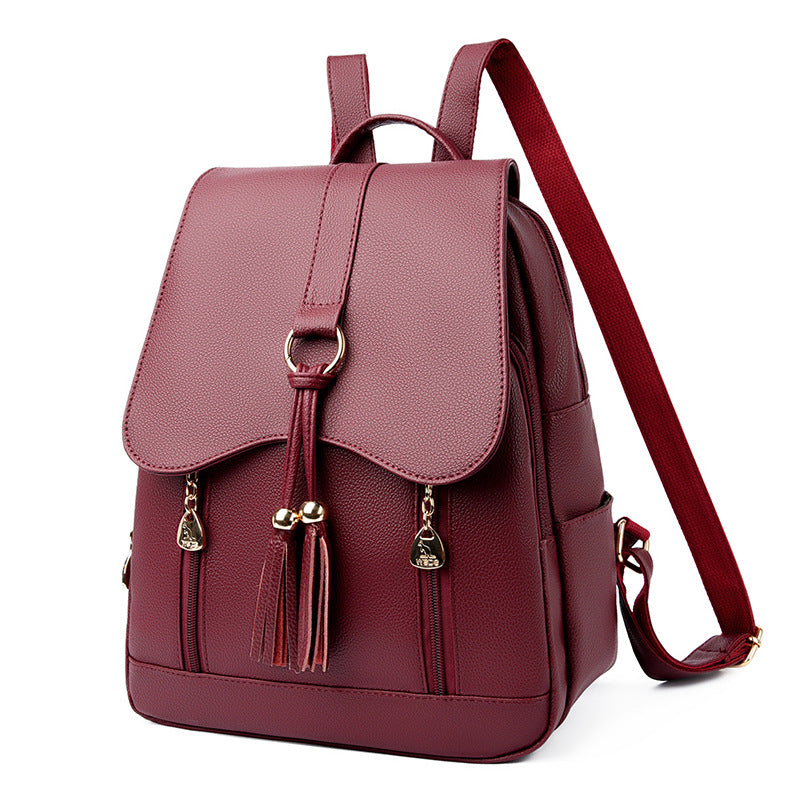 Elegante Kunstleder Rucksack