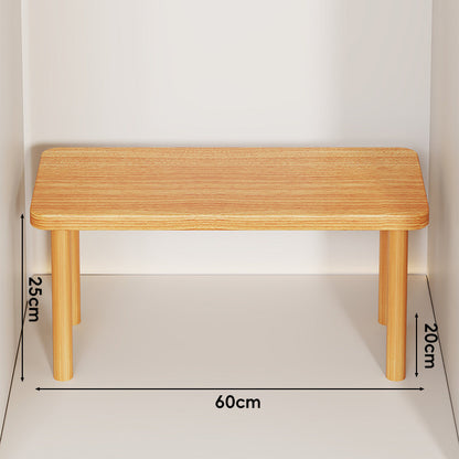 Verstellbarer Mehrhöhe Holz Monitorständer und Desktop Regal