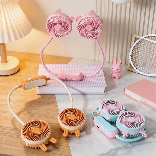 Damen tragbarer Halsventilator mit dualem Design Brehn