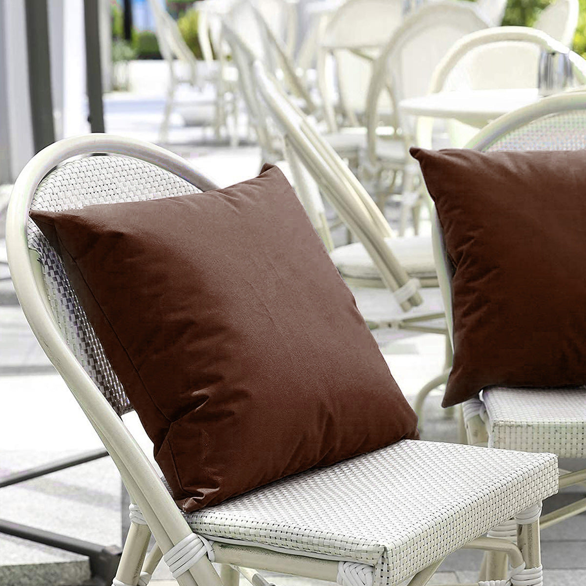 Outdoor Wasserabweisendes Quadrat Kisseninnenteil mit Plüsch-Polyester-Füllung