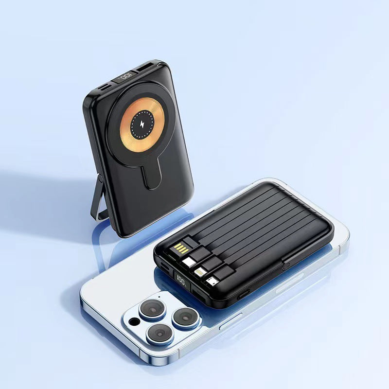 Tragbare Kabellose Powerbank mit Integriertem Ständer Brehn