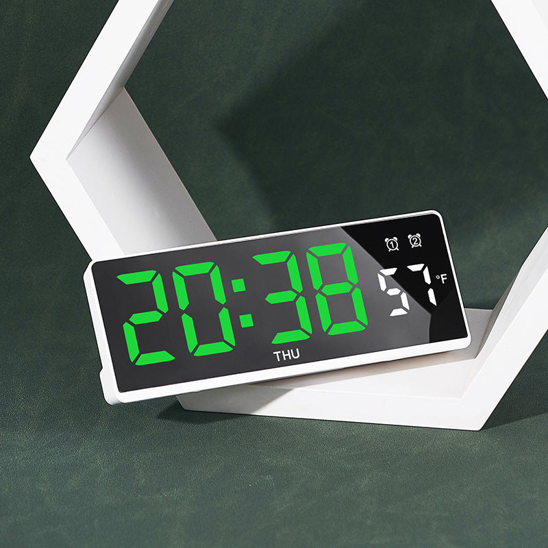 Digitaler Wecker mit Großem Led-Display und Wetteranzeige Brehn