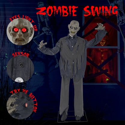 Animierte Zombie-Figuren-Dekoration Brehn