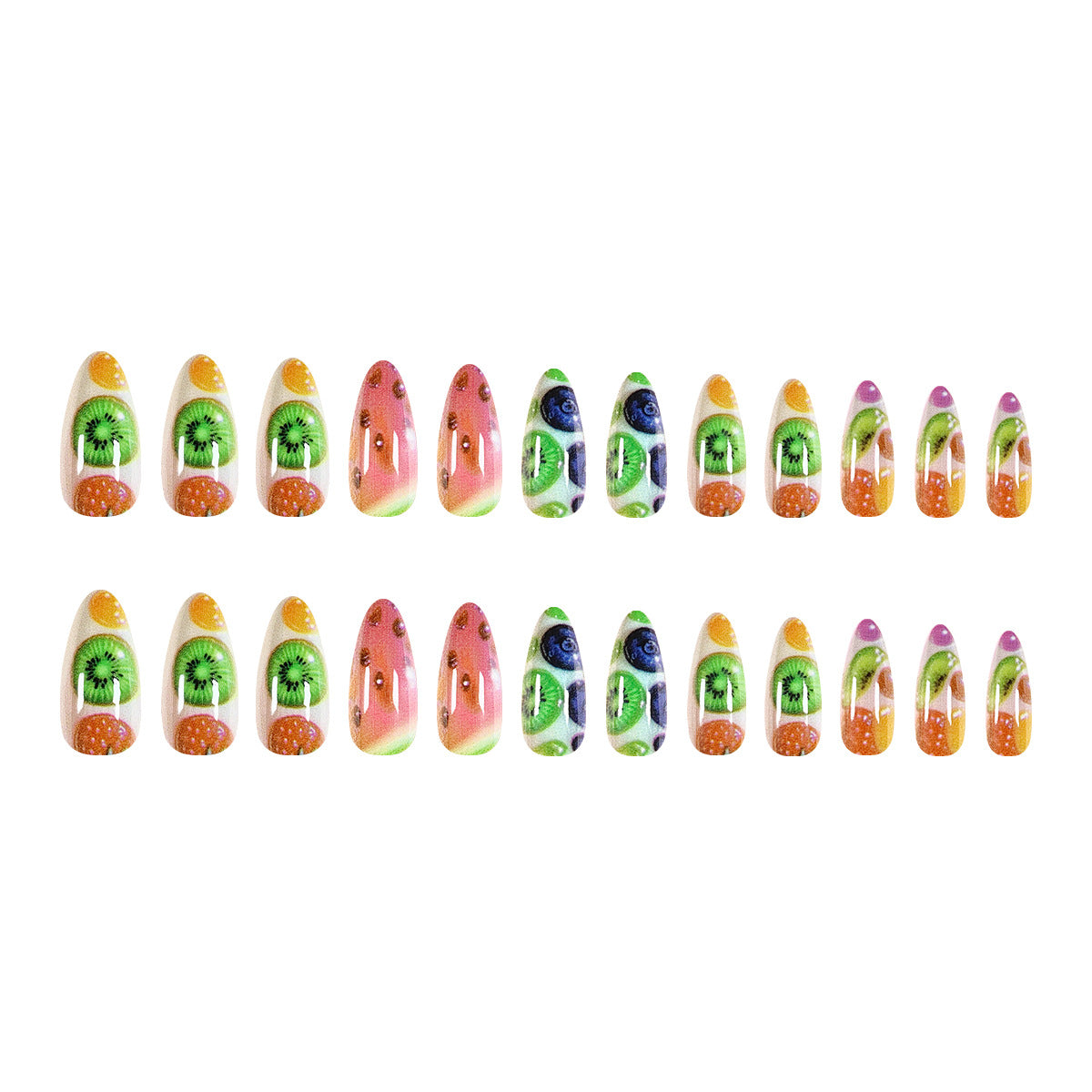 Kunstvolle Frucht-Nagelkunst Brehn