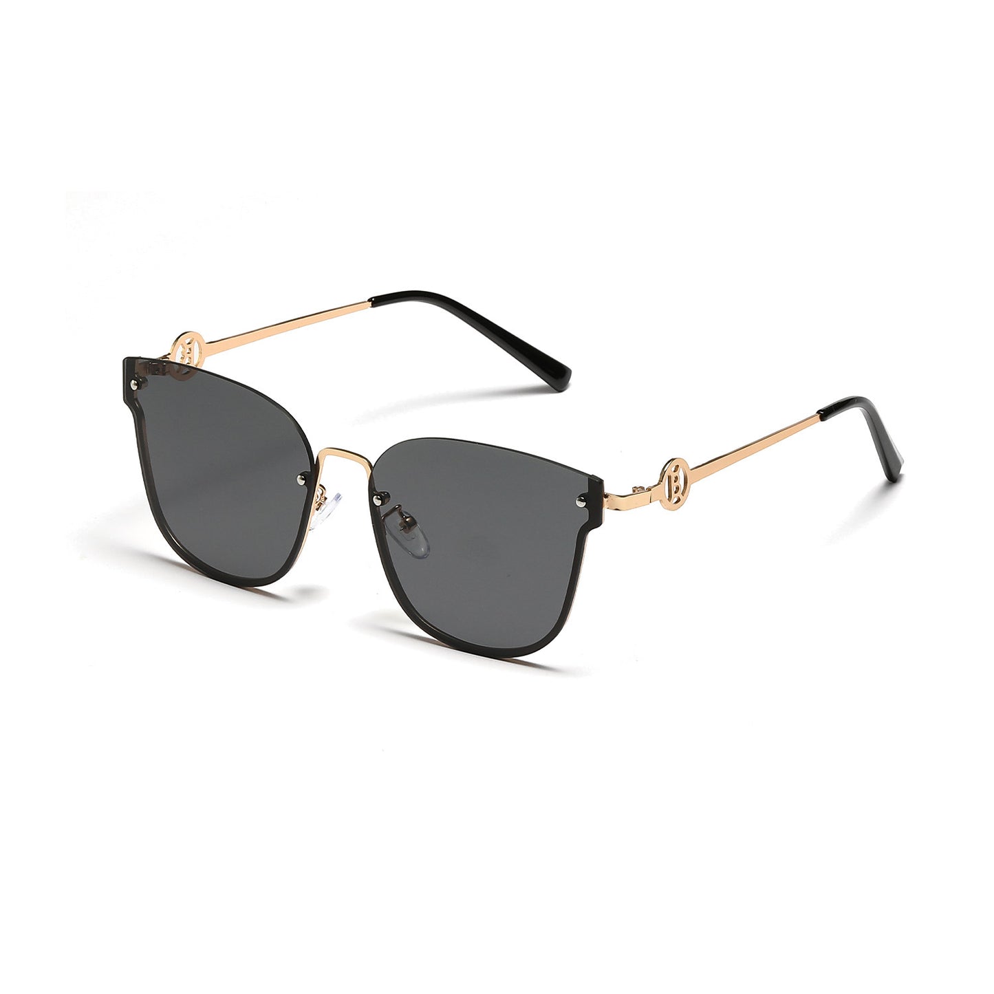 Damen modische oversized Sonnenbrille mit einzigartigem Verlauf Brehn
