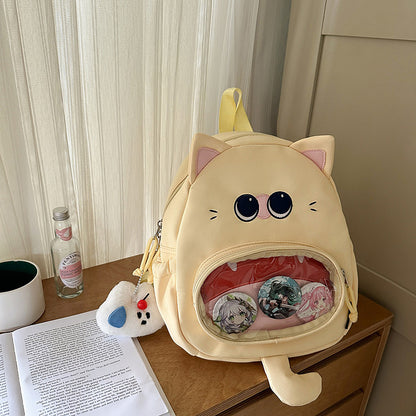 Süßer Katzen-Themen Mini-Rucksack