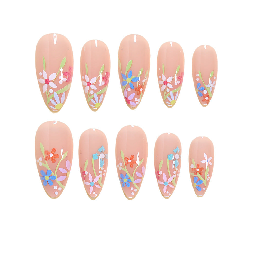 Künstlerisches Floral Nageldesign Kit Brehn