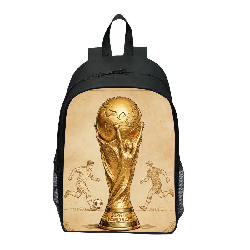 Sportlicher Rucksack mit Wm-Trophäe Design Brehn