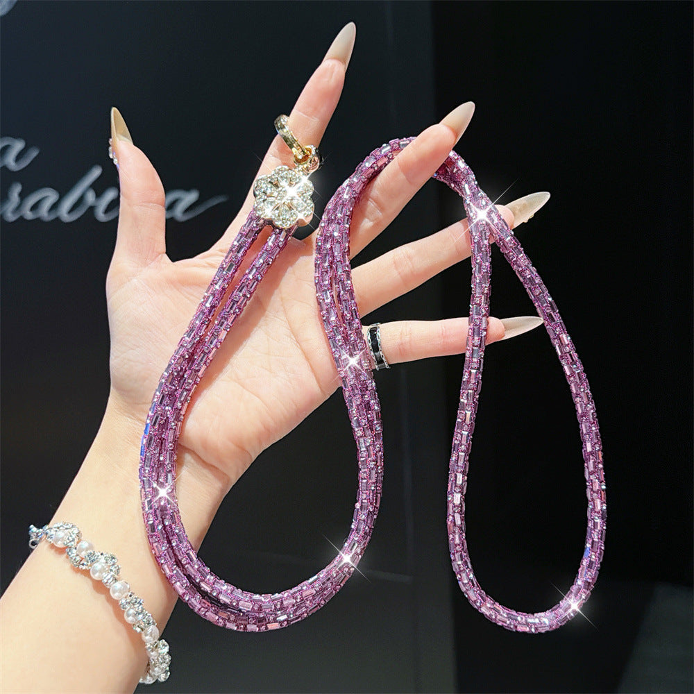 Funkelnde Kristall Charm Brillenband Brehn