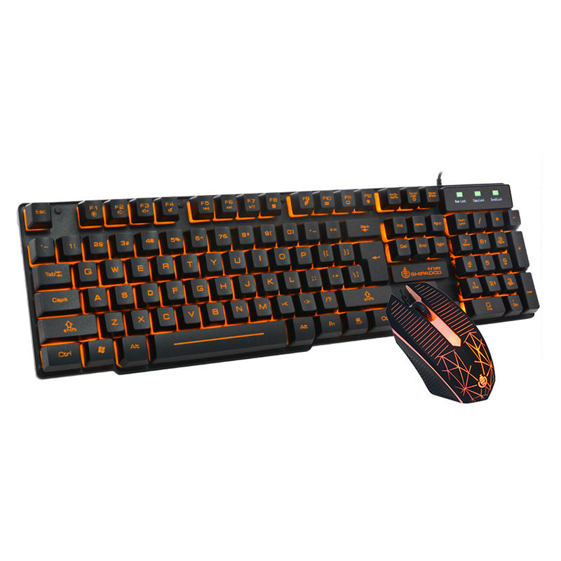 Gaming-Tastatur und Ergonomische Maus mit Schnellere Reaktionszeiten Brehn