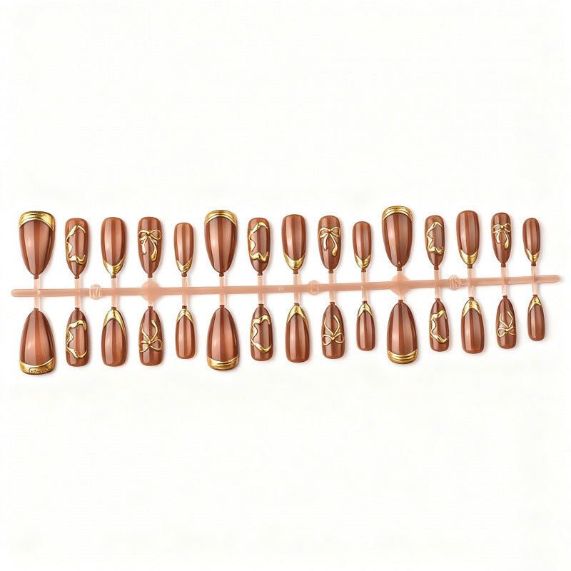 Dekoratives Press-On Nagelkunst Set Brehn