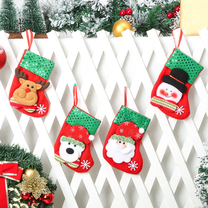 Weihnachtsstrumpf mit Rentiermotiv Brehn