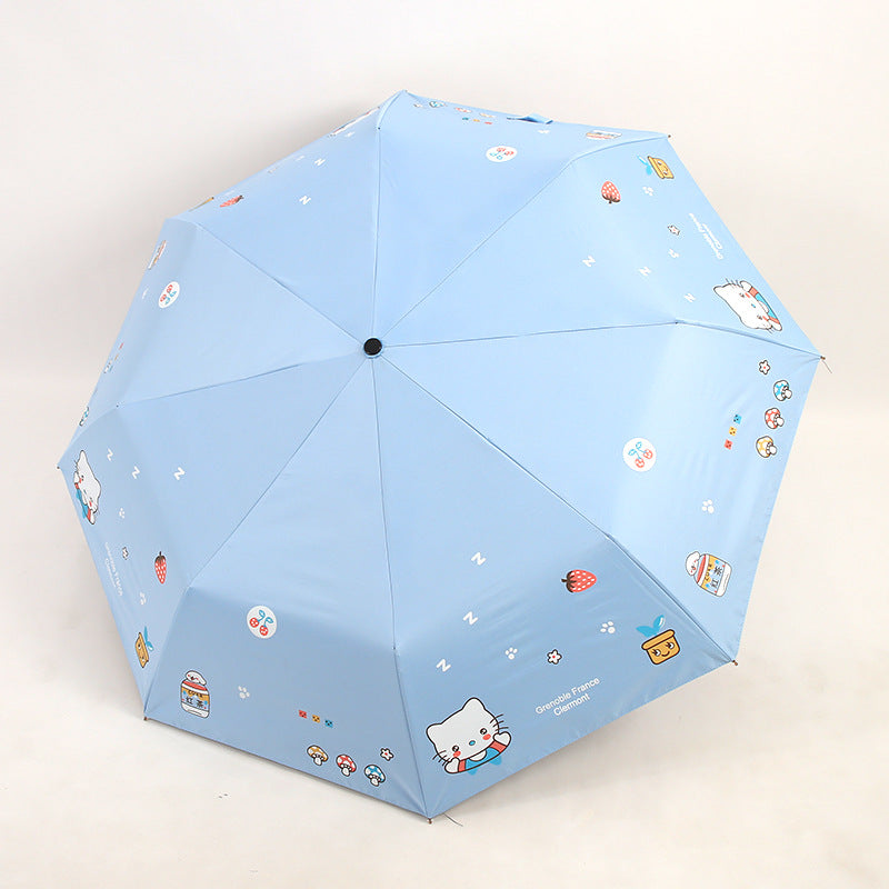 Damen Bunter Regenschirm Brehn