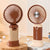 Damen Tragbarer Mini-Ventilator mit innovativem Design und USB-Ladefunktion Brehn