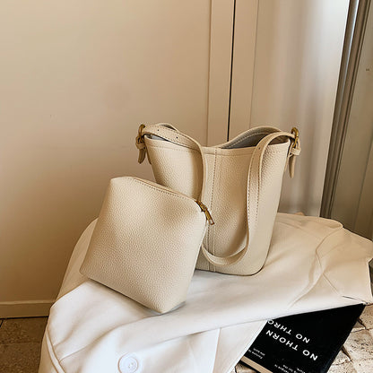 Minimalistische Leder Umhängetasche