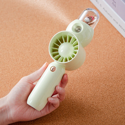Damen Tragbarer Mini-Handventilator mit niedlichem Tiermotiv Brehn