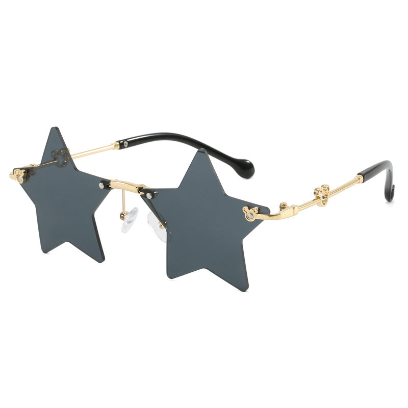Damen Sonnenbrille im trendigen Stern-Design Brehn