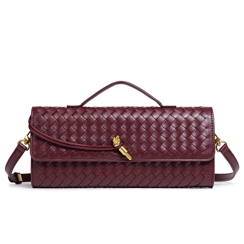 Texturierte Gewebte Clutch Tasche Brehn