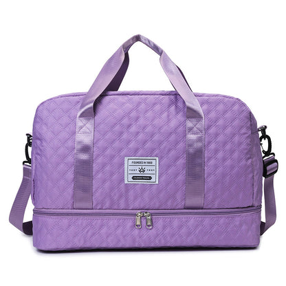 Stylische gesteppt Reis Duffle Bag Brehn