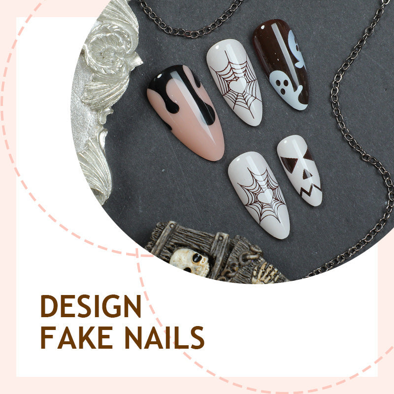 Urlaubs-inspiriertes Gothic-Nagelkunst-Set