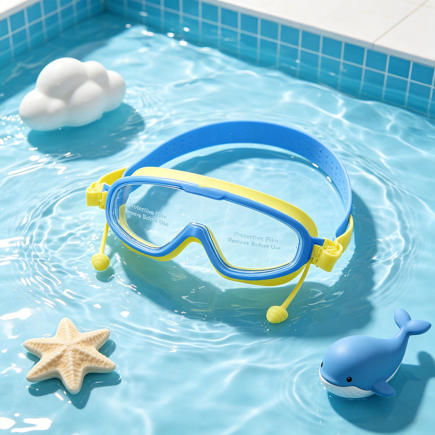 Kinder Komfort-Fit Schwimmbrille Brehn