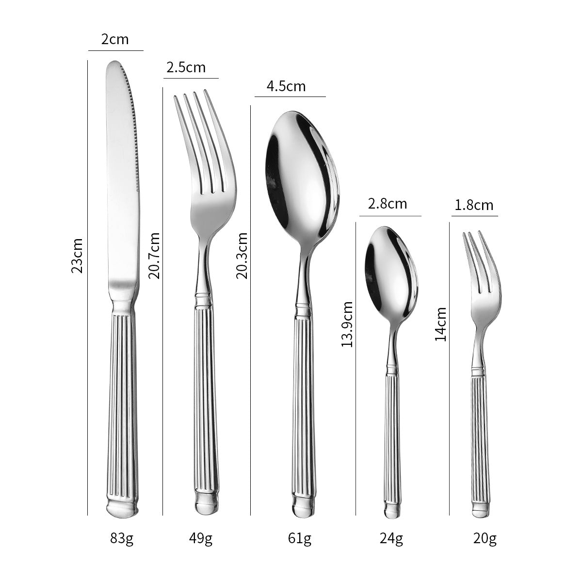 Eleganter Dessertlöffel mit Exklusivem Oberflächendesign Brehn