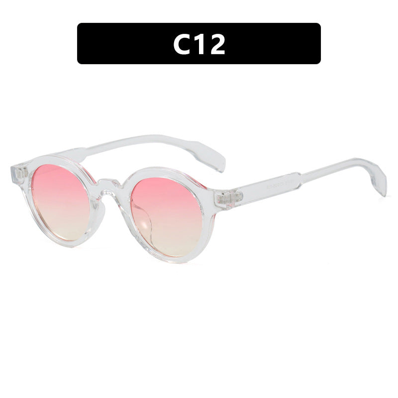 Damen modische runde Sonnenbrille mit hochwertigem, flexiblem Rahmen Brehn