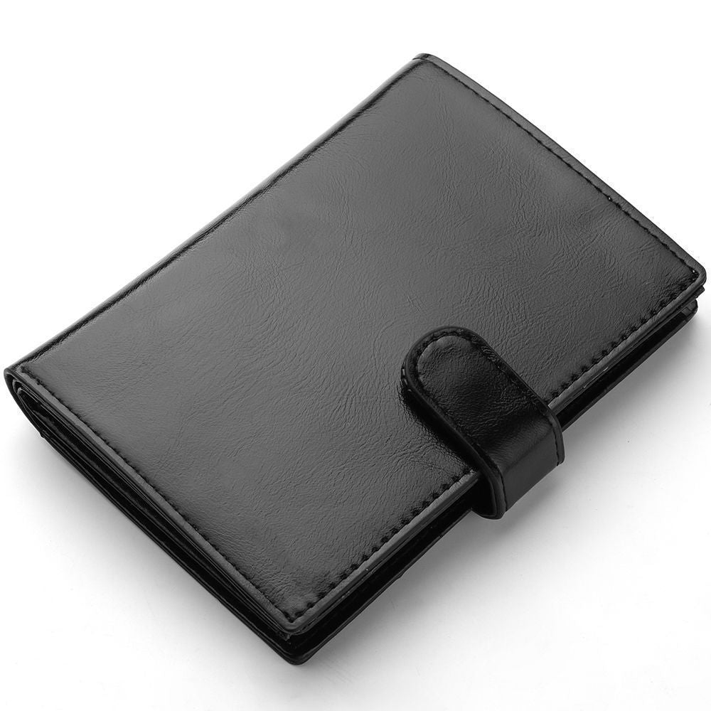 Elegante strukturierte Leder Planer Brieftasche Brehn