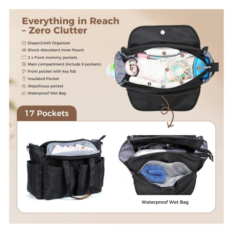 Funktionale Wickeltasche Brehn
