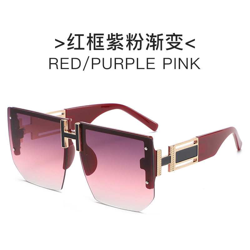 Damen futuristische Quadrat-Sonnenbrille Brehn