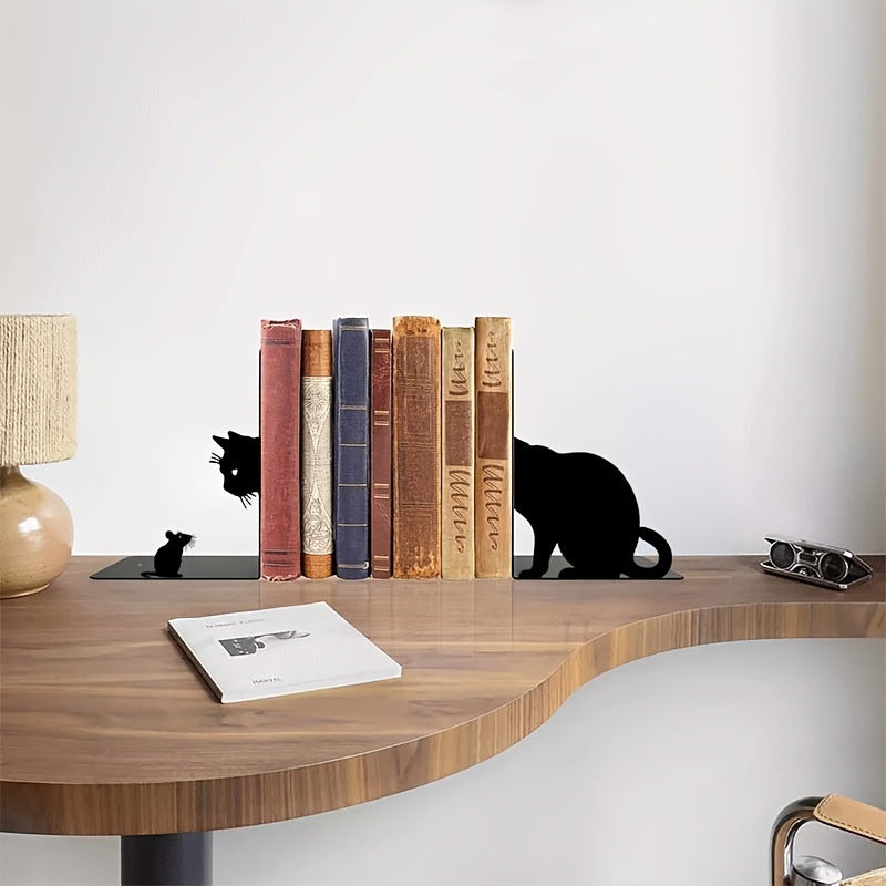 Dekorative Katzenbuchstützen