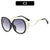 Statement Übergroße Katzenausschnitt Sonnenbrille