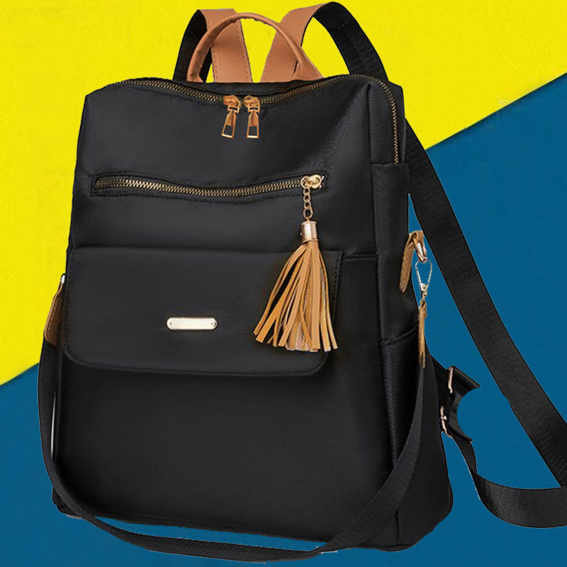 Multifunktionaler Rucksack mit dekorativem Quast Brehn