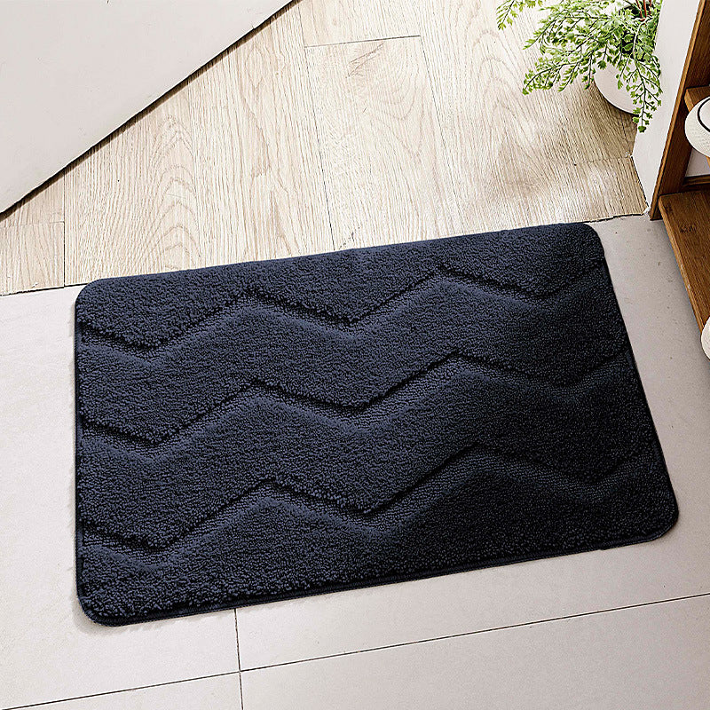 Chevron-Muster-Badmatte