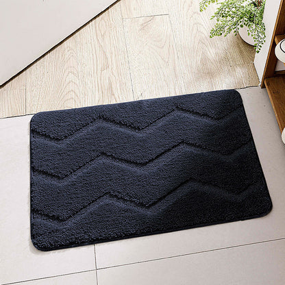 Chevron-Muster-Badmatte